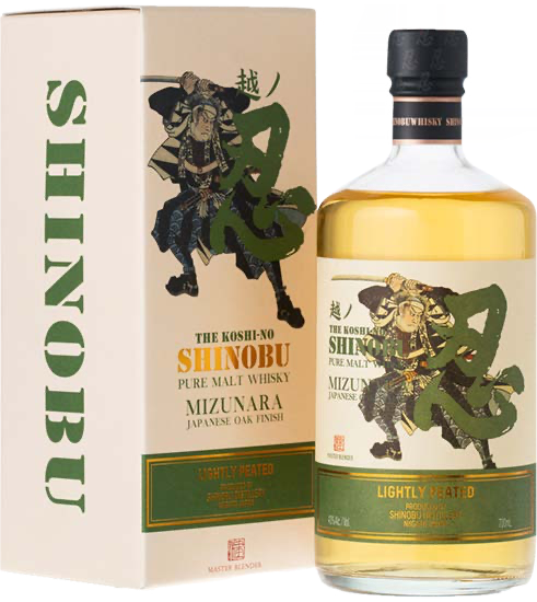 Shinobu Pure Malt Whisky Lightly Peated — Mizunara Oak Finish